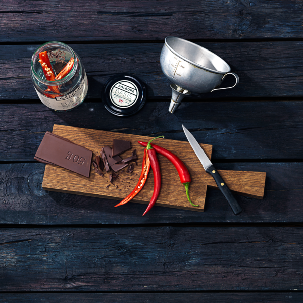 Chokolade / Chilisnaps Akvavit